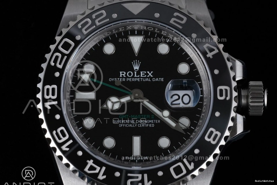 GMT LN SH3285 on Edition 116710 904L SS 853 New Master Bracelet ARF II Jubilee Best StreetReady V 1:1 1027